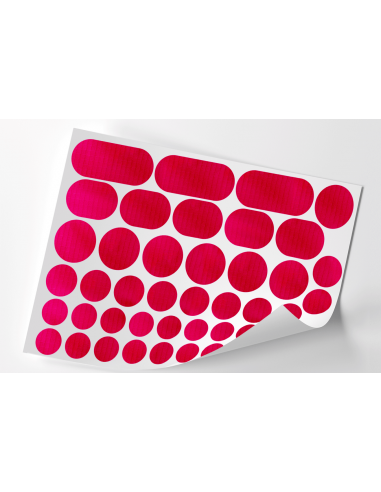 Pastilles tissu Ripstop adhésivé MAGENTA | feuille A4 (env. 30 cm x 21 cm)