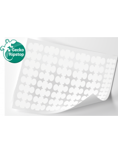 GECKO tissu Ripstop adhésivé BLANC | feuille A4 (env. 30...