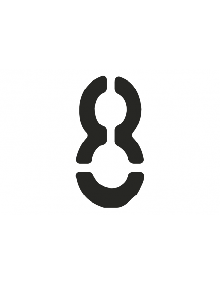 Numéro 8 STRING en VINYL | 50 cm noir