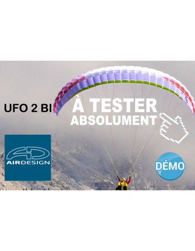 Parapente UFO BI Démo | 2.83 kg (130-190 kg)