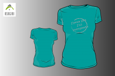 T-Shirt ASAGIRI, "Attention", homme, couleur gris, taille M