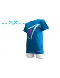 T-shirt TRIPLE SEVEN bleu M | homme