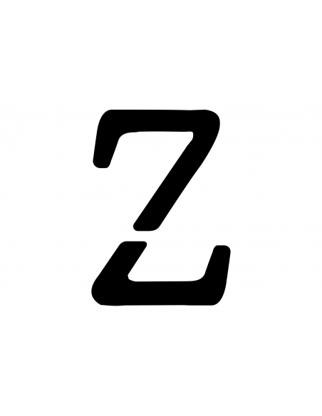 Lettre Z STRING en INSIGNIA | 50 cm noir