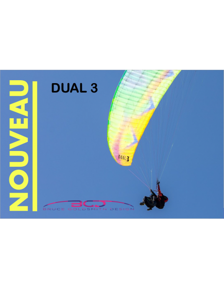 Paraglider DUAL 3 | 7- 7.6 kg (110-229 kg)