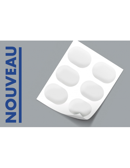 Autocollant de réparation transparent BLENDERM | sachet de 18 pastilles