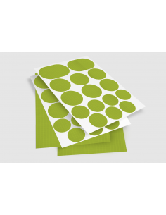 Pack mixte tissu Ripstop adhésivé VERT CLAIR | feuilles...