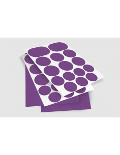 Pack mixte tissu Ripstop adhésivé VIOLET | feuilles A6...