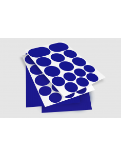 Pack mixte tissu Ripstop adhésivé BLEU | feuilles A6...