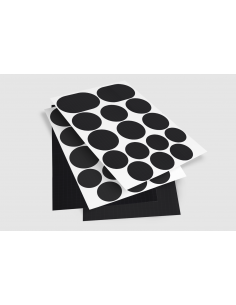 Pack mixte tissu Ripstop adhésivé NOIR | feuilles A6...