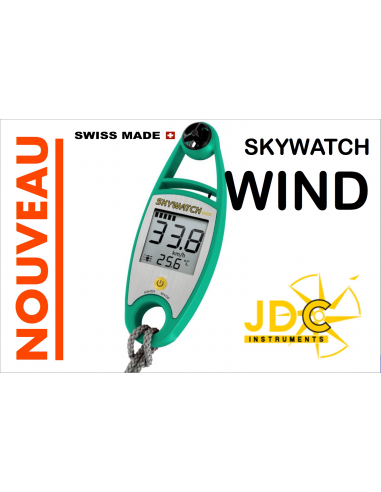 Anémomètre SKYWATCH WIND | 34 g, vert