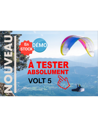 Parapente VOLT 5 XS Démo | 3.64 kg (68-82 kg)