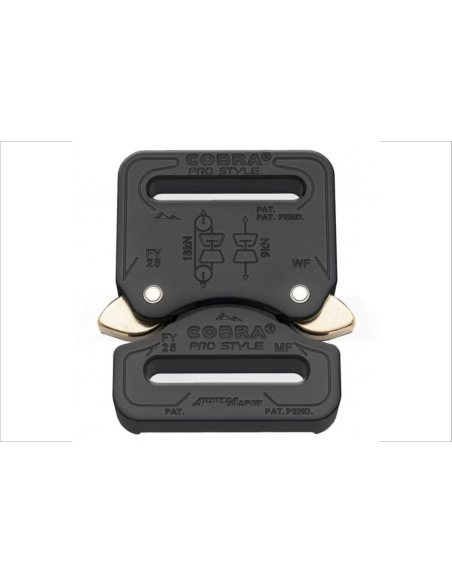 Boucle auto noire COBRA | 25 mm 49 g (FY25KFF)
