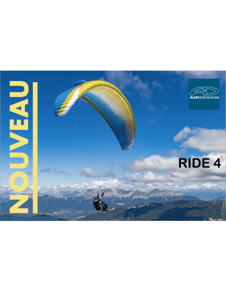 Parapente RIDE 4 40 | 7.62 kg (110-220 kg)
