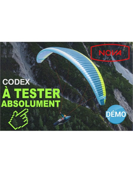 Paraglider CODEX S Démo | 4.4 kg (80-105 kg)
