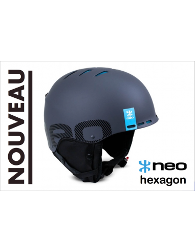 Casque HEXAGON gris foncé XXL (62) | 530 g