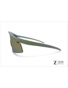 Lunettes CURVE menthe mat & verres miroirs roses 2