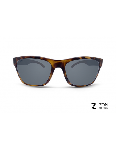 Lunettes SKINNY brun & verres G15 miroirs argentés