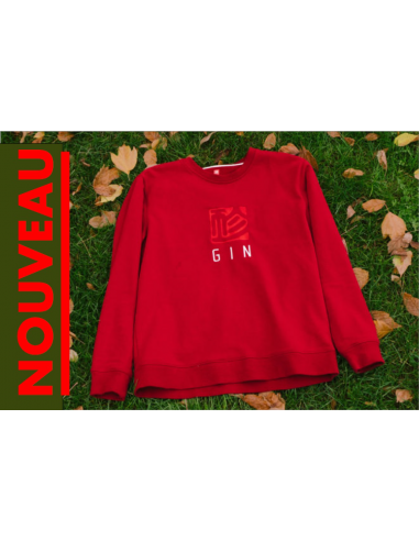 Sweetshirt GIN rouge | L