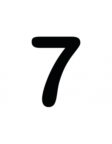Numéro 7 SLICE FSVL en INSIGNIA | 40 cm noir