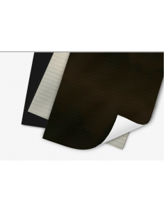 Tissu Ripstop adhésivé NOIR | feuille A4 (env. 30 cm x 21...