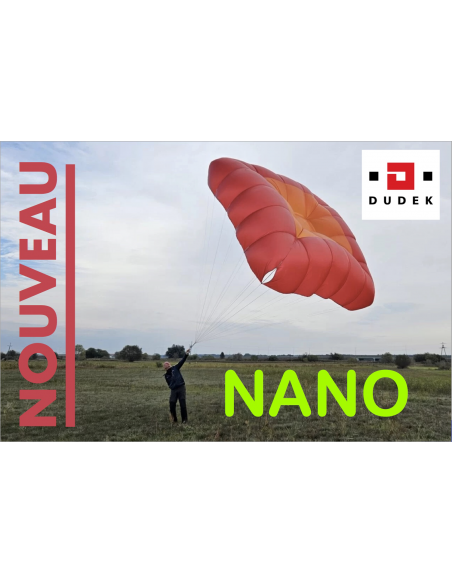 Parachute de secours NANO QR 100 | 988 g | 100 kg max