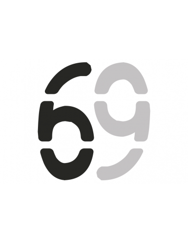 VINYL SHV-number STRING | 40 cm black