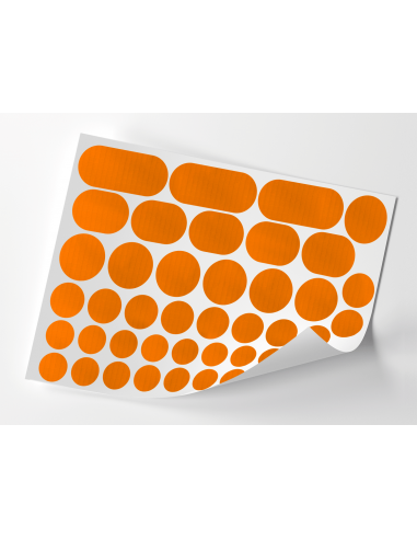 Pastilles tissu Ripstop adhésivé | feuille A4...