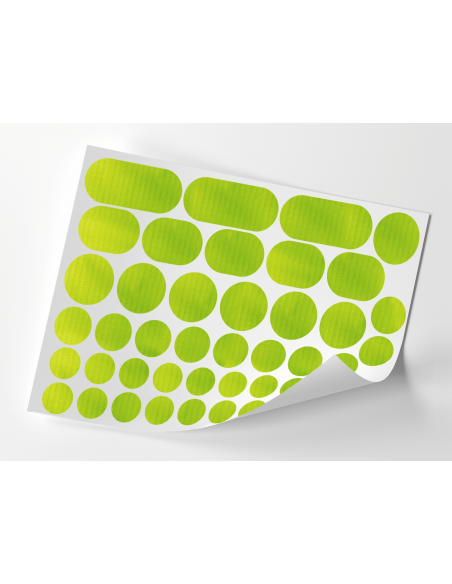 Pastilles tissu Ripstop adhésivé | feuille A4 (env. 30 cm x 21 cm)
