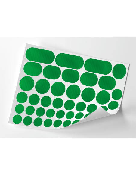 Pastilles tissu Ripstop adhésivé | feuille A4 (env. 30 cm x 21 cm)