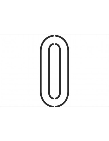 Numéros PLAK LIGHT FSVL en INSIGNIA | 40 cm noir