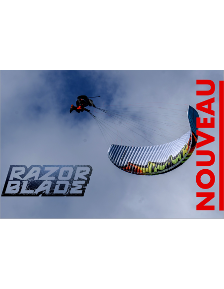 Mini parapente RAZORBLADE 15 | 3.5 kg  (50-110 kg)