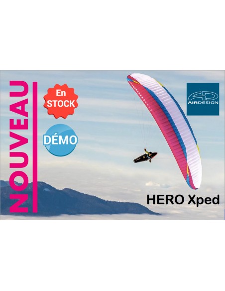 Parapente HERO XPED S Démo | 3.15 kg (84-98 kg)