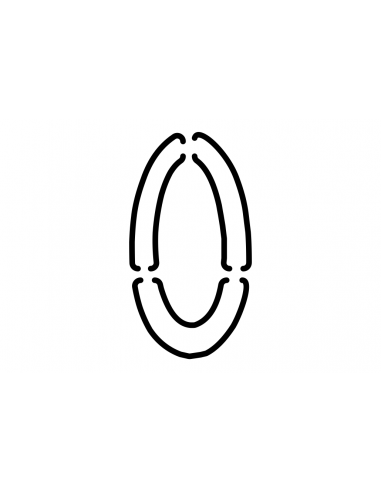 VINYL SHV-Nummer 0 STRING LIGHT | 40 cm schwarz