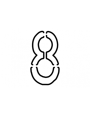 INSIGNIA SHV-Nummer 8 STRING LIGHT | 40 cm schwarz