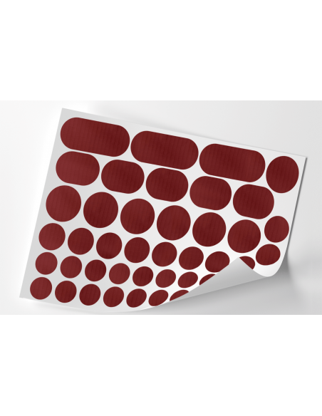 Ripstop PATCH BORDEAU  | A4 Blatt (ca. 30 cm x 21 cm)