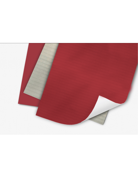 Ripstop-Stoff selbstklebend BORDEAUX | Blatt A4 (ca. 30 cm x 21 cm)