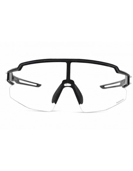 TEMPO Brille, schwarz gestell & rot photochrom Gläser