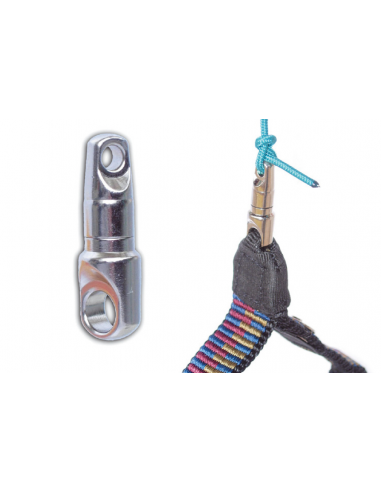Pair of swivels with loop for brake handle