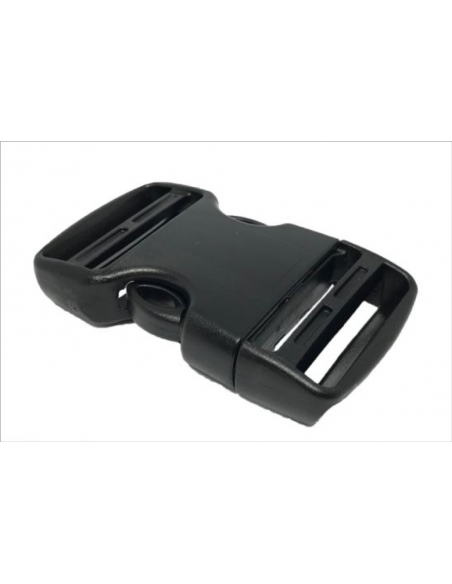 Plastik buckle 38 mm, male + female | adjustable (20 g)