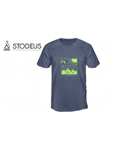 T-Shirt FLY WITH THE SUN blue/grey | S