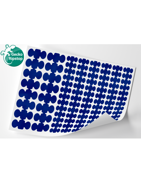 GECKO Ripstop DUNKELBLAU | A4 Blatt (env. 30 cm x 21 cm)