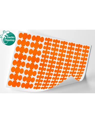 GECKO Ripstop ORANGE | A4 Blatt (env. 30 cm x 21 cm)