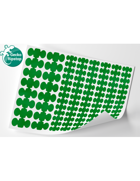 GECKO Ripstop GRÜN | A4 Blatt (env. 30 cm x 21 cm)