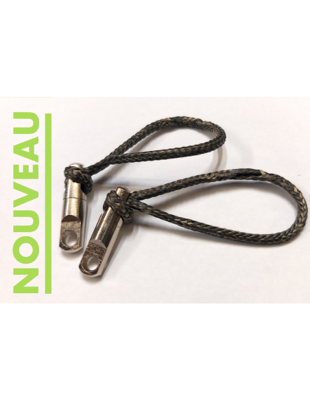 Mounting with lark heads on brake handles and swivels to be ordered separately.