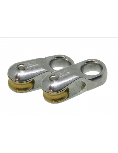 Pair of swivels with loop for brake handle