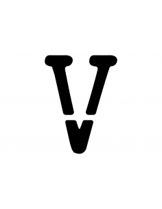 V STRING INSIGNIA | 50 cm black