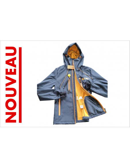Softshell Jacke AIR 3 mit Style und Stylus  | Größe XL