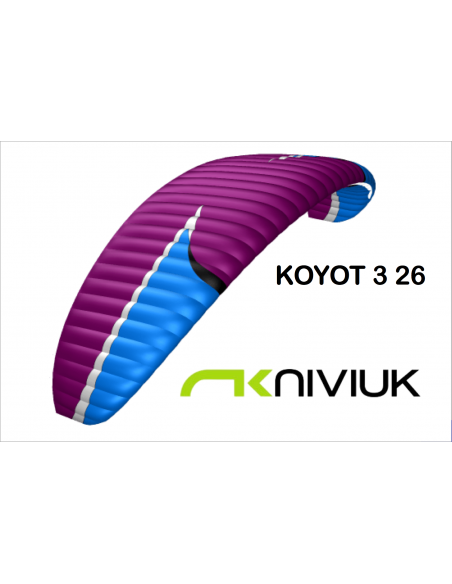 Paraglider NIVIUK KOYOT 3 26 | 4.93 kg (75-95 kg)