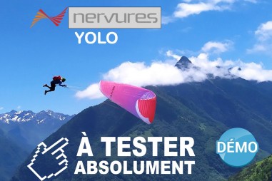 mini paraglider YOLO 15 Demo | 2.56 kg (max 95 kg)