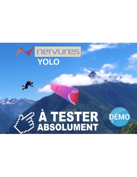 mini paraglider YOLO 15 Demo | 2.56 kg (max 95 kg)